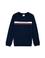 Erkek Çocuk Lacivert Basic Bisiklet Yaka Sweatshirt