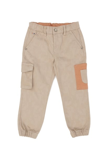 Erkek Çocuk Krem Jean Pantolon