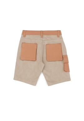 Erkek Çocuk Bej Jean Şort - 50264439010