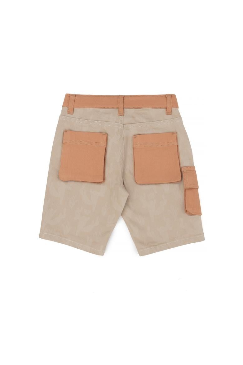 Erkek Çocuk Bej Jean Şort - 50264439010