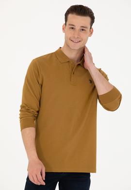 Erkek Açık Haki Basic Sweatshirt - 50269405204