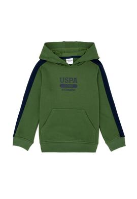 Erkek Çocuk Yeşil Kapüşonlu Sweatshirt - 50274241045