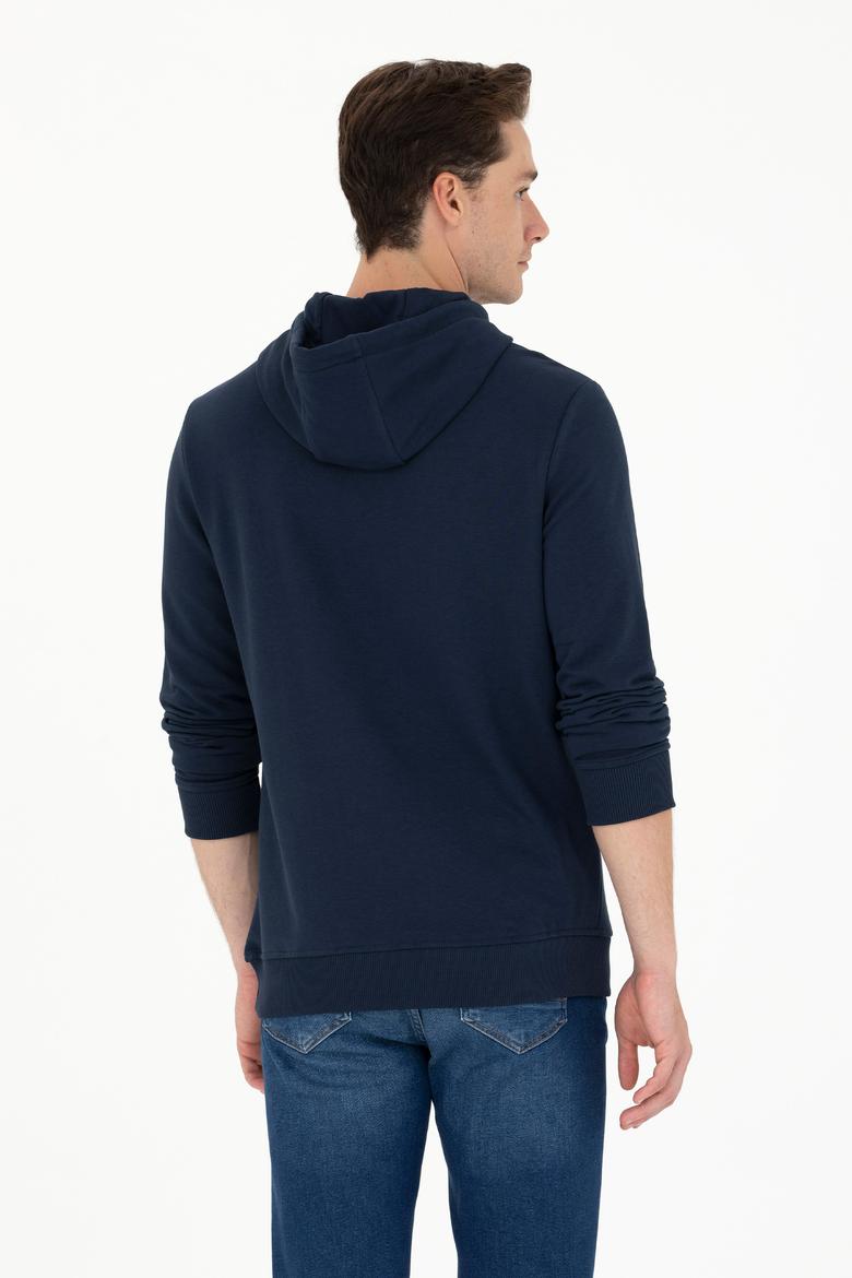 Erkek Lacivert Basic Sweatshirt - 50269396008