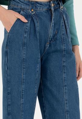 Kadın Mavi Jean Pantolon - 50254353013