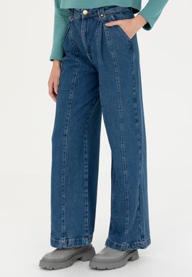 Kadın Mavi Jean Pantolon - 50254353013