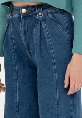 Kadın Mavi Jean Pantolon - 50254353013