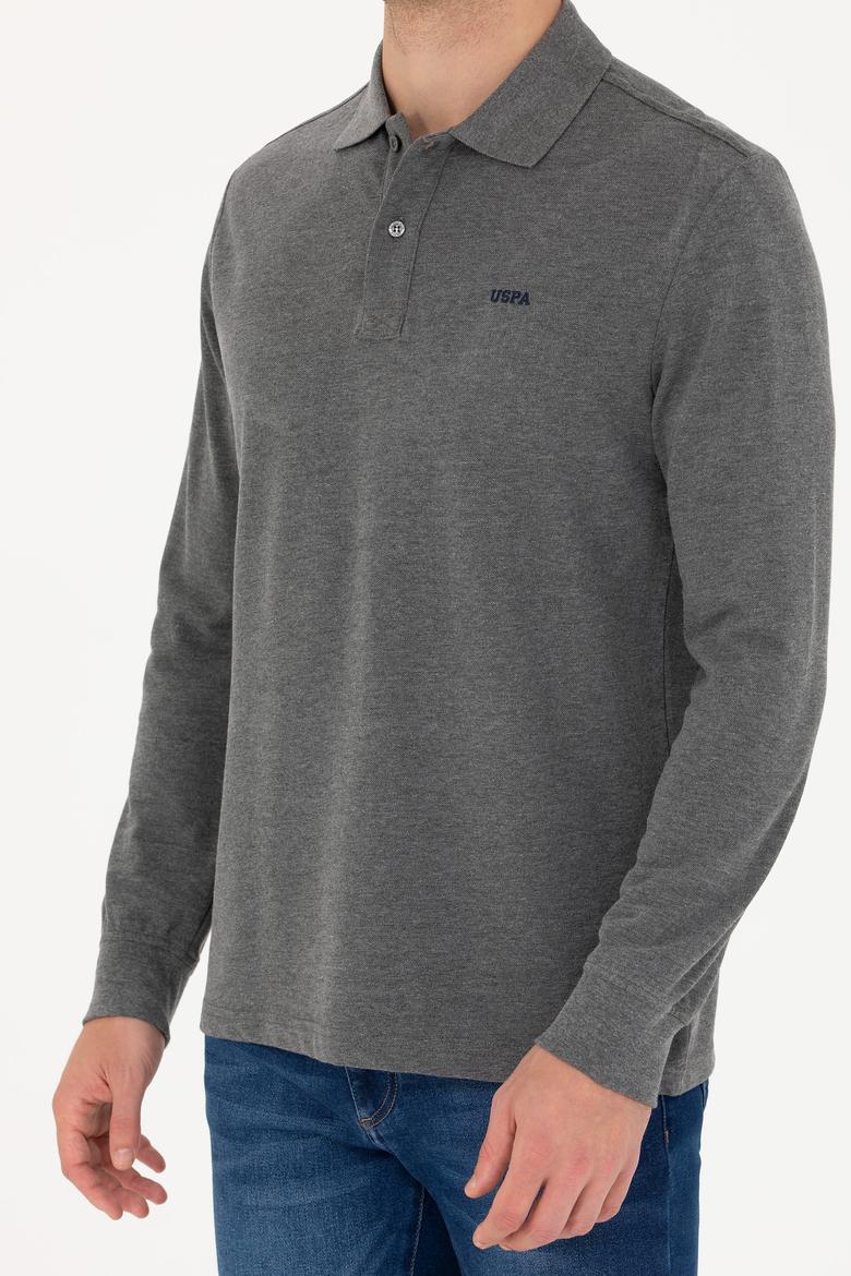 Erkek Antrasit Melanj Basic Sweatshirt - 50276314061