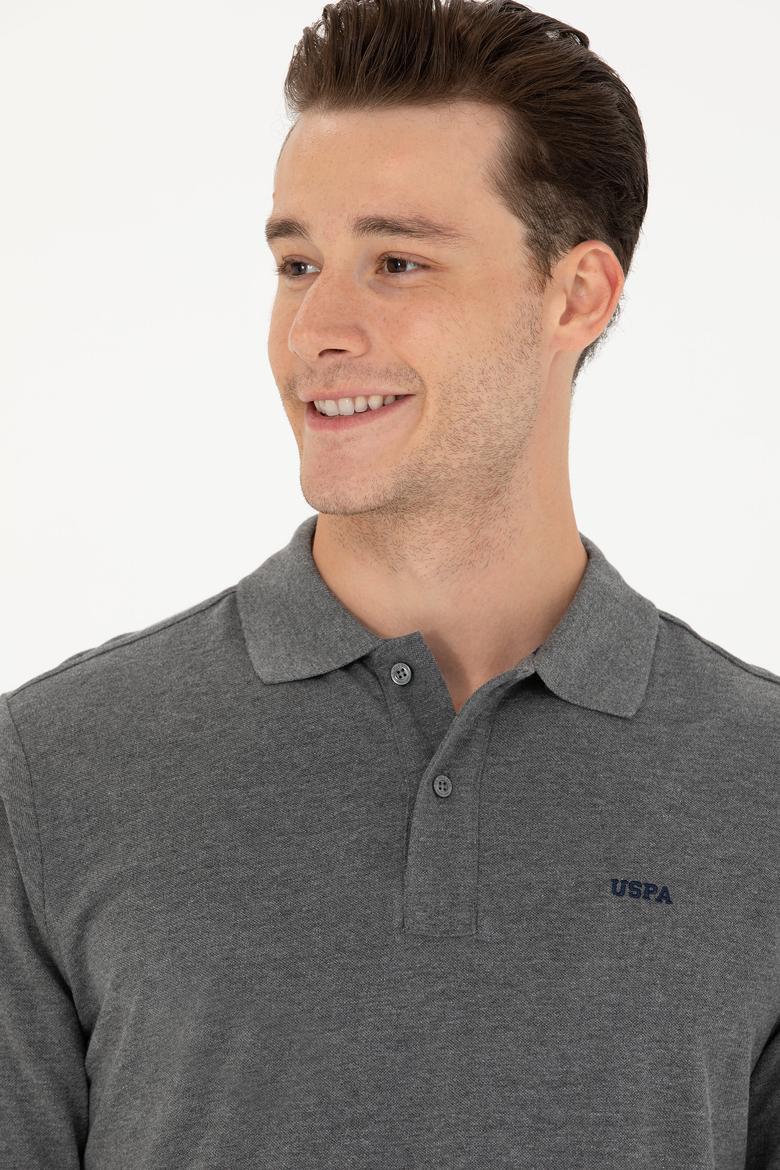 Erkek Antrasit Melanj Basic Sweatshirt - 50276314061