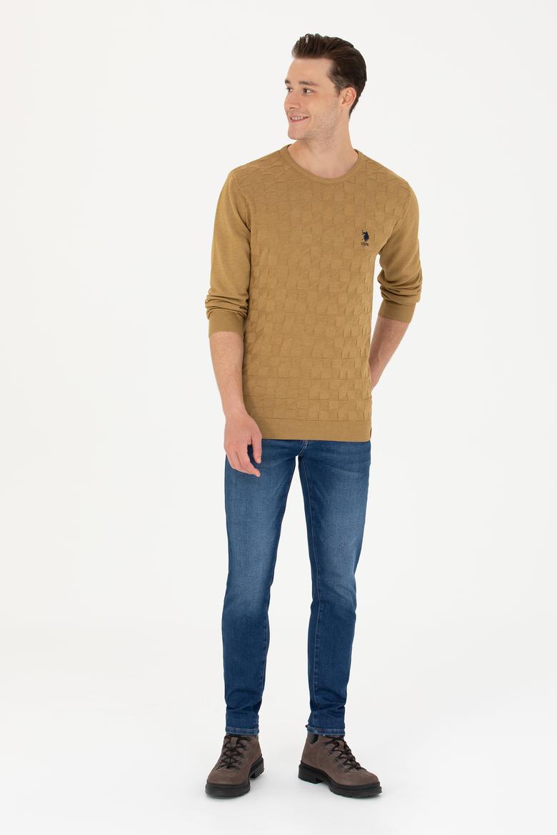 Erkek Açık Bisiklet Yaka Kazak - 50269001083