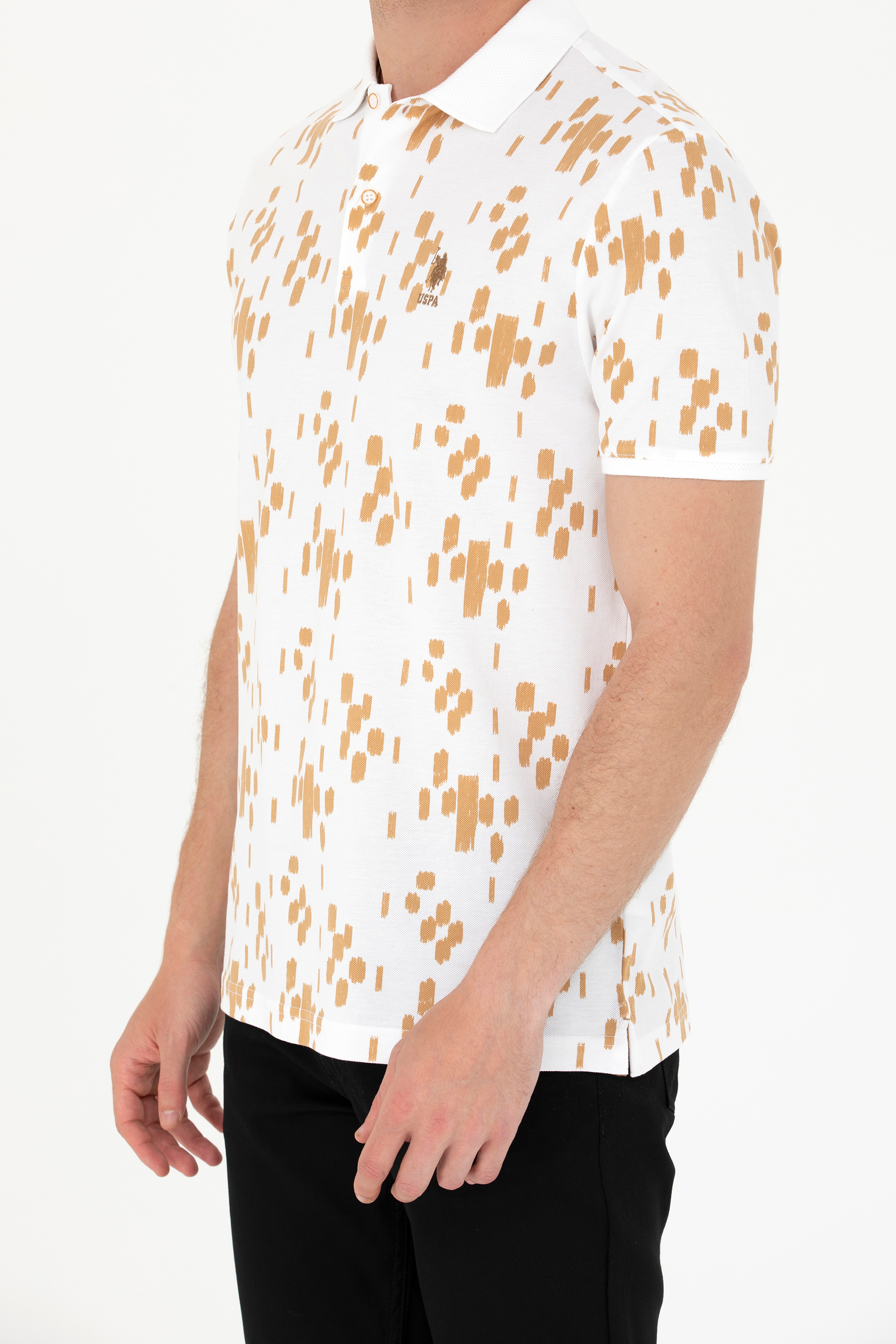 Erkek Camel Polo Yaka Tişört