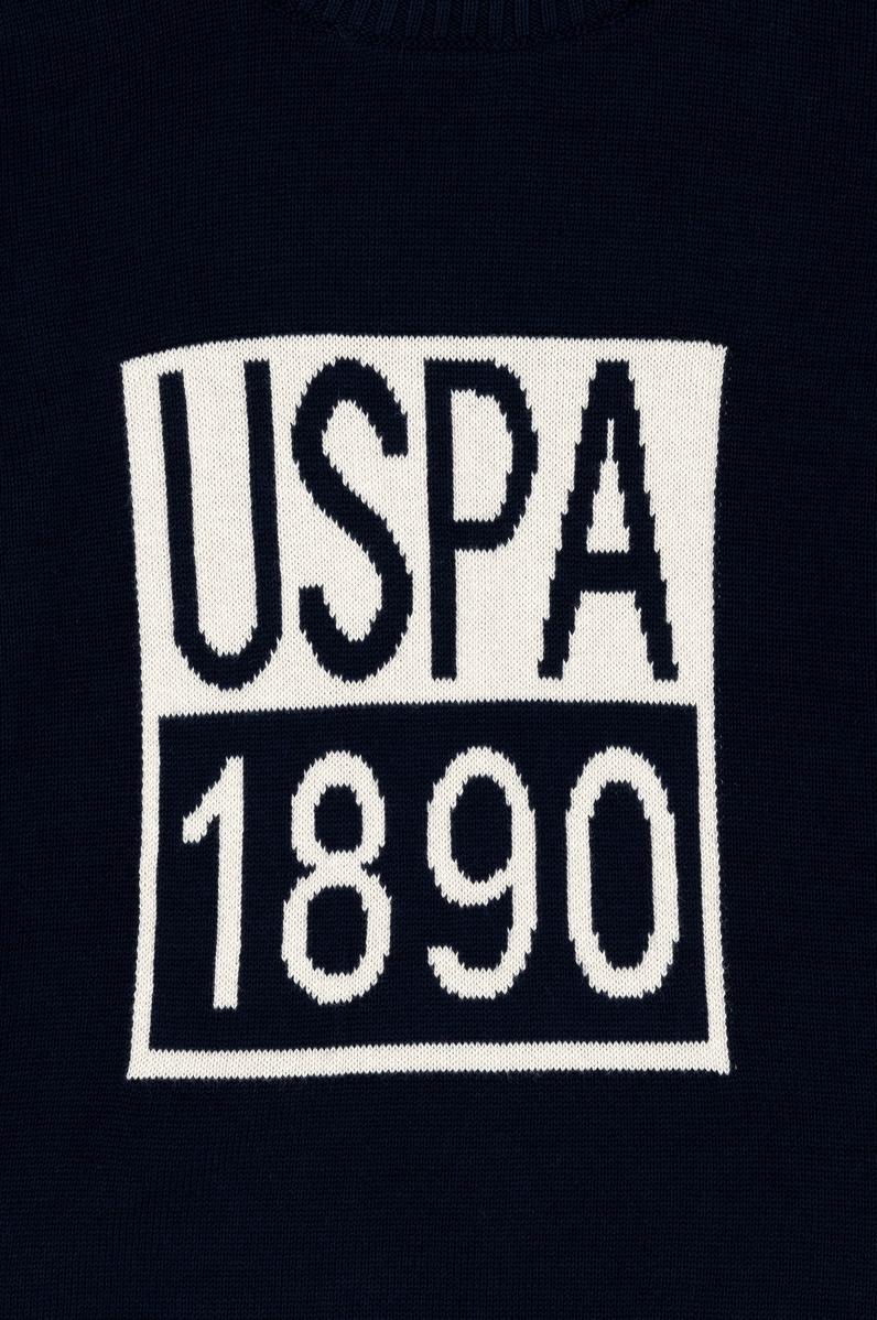 Erkek Çocuk Lacivert Bisiklet Yaka Kazak