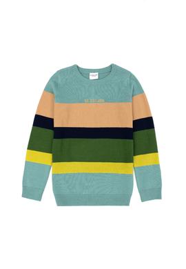 Erkek Çocuk Mint Bisiklet Yaka Kazak - 50271362003