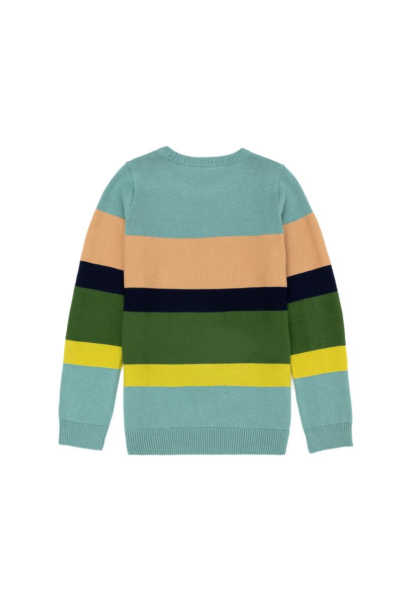 Erkek Çocuk Mint Bisiklet Yaka Kazak