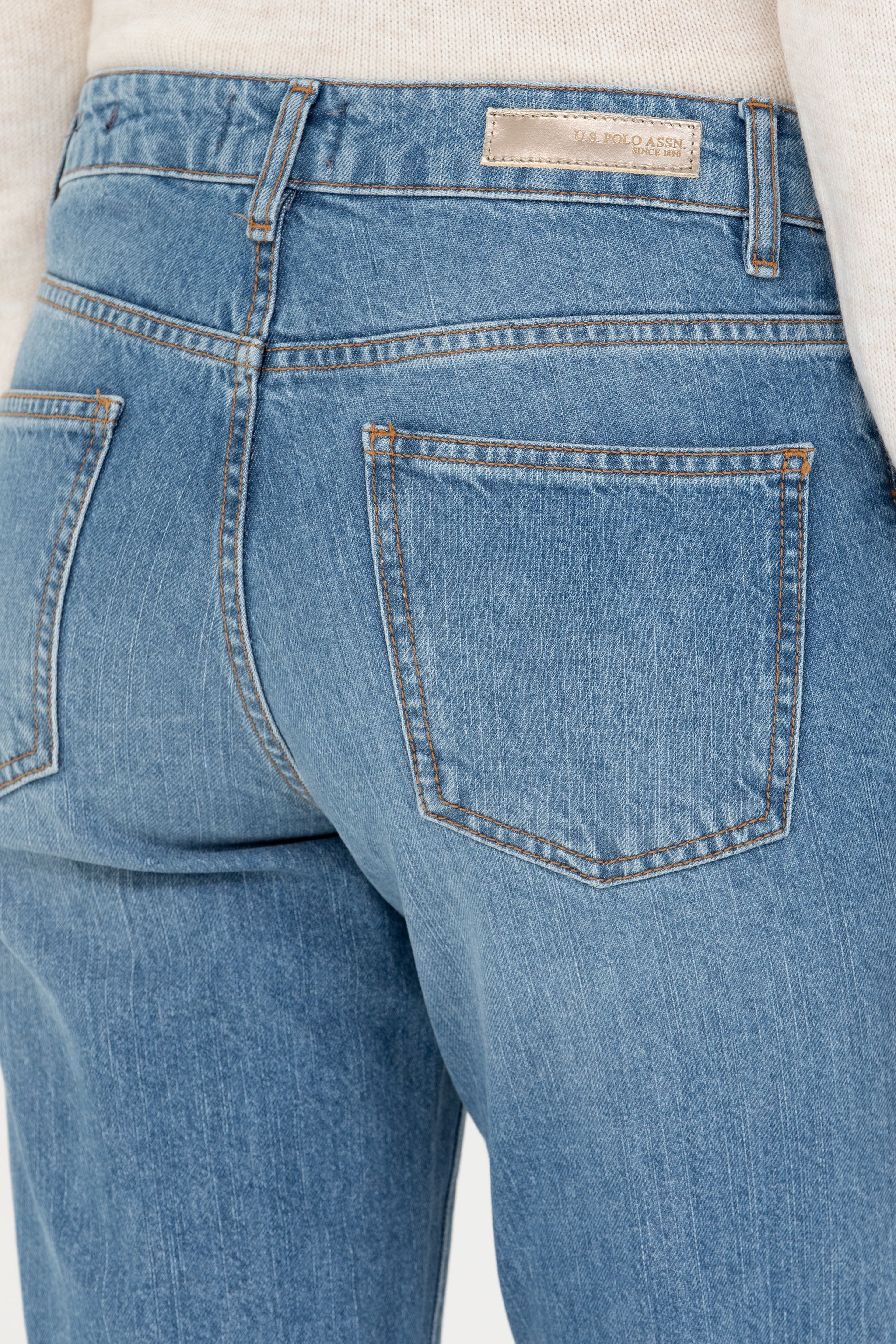 Kadın Mavi Jean Pantolon - Image 7