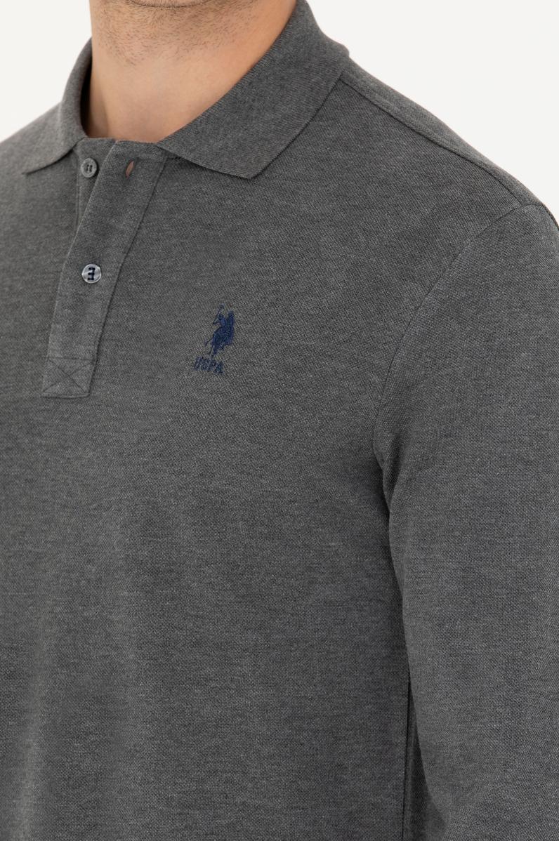 Erkek Antrasit Melanj Basic Sweatshirt