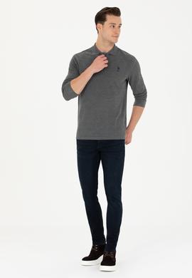 Erkek Antrasit Melanj Basic Sweatshirt - 50269403049