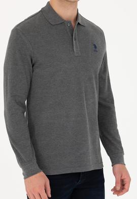 Erkek Antrasit Melanj Basic Sweatshirt - 50269403049