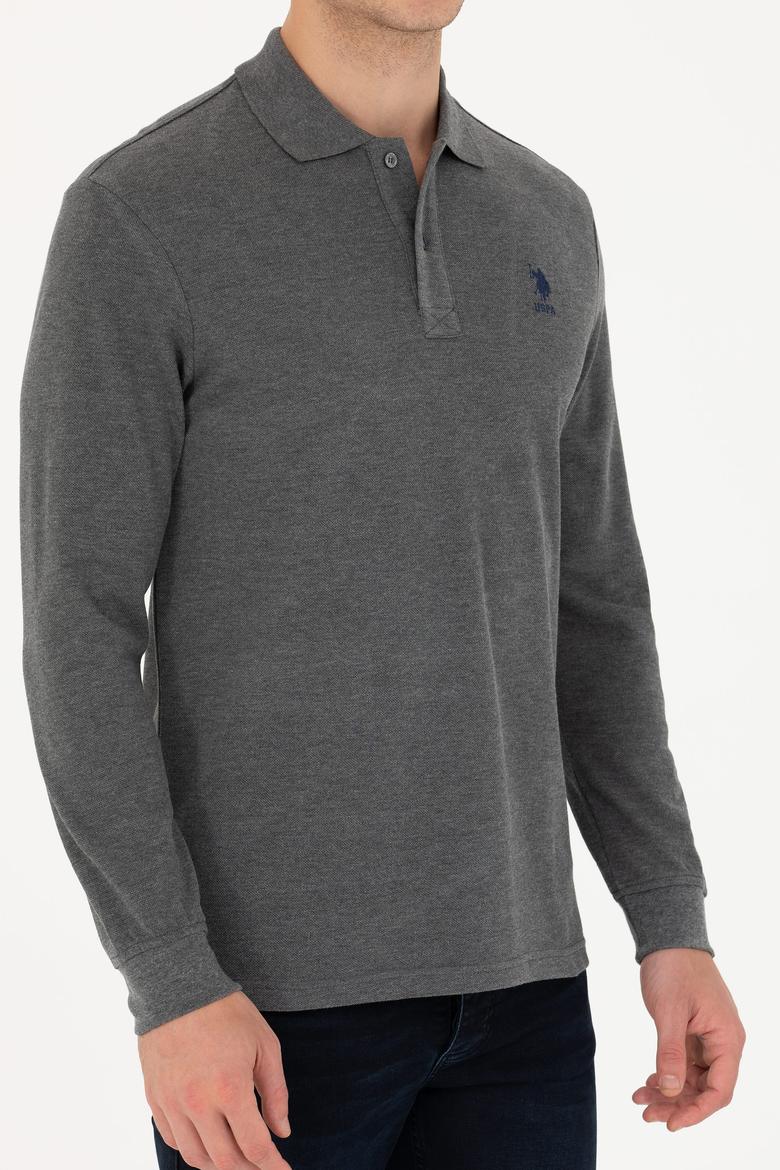 Erkek Antrasit Melanj Basic Sweatshirt - 50269403049