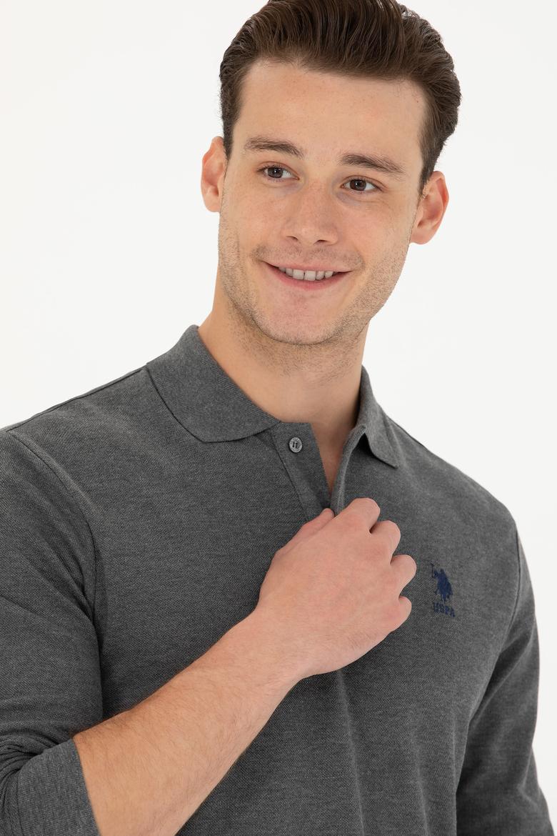 Erkek Antrasit Melanj Basic Sweatshirt - 50269403049