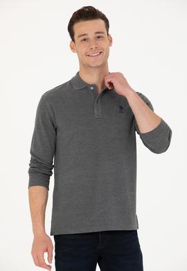 Erkek Antrasit Melanj Basic Sweatshirt - 50269403049