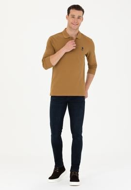 Erkek Açık Haki Basic Sweatshirt - 50269403276