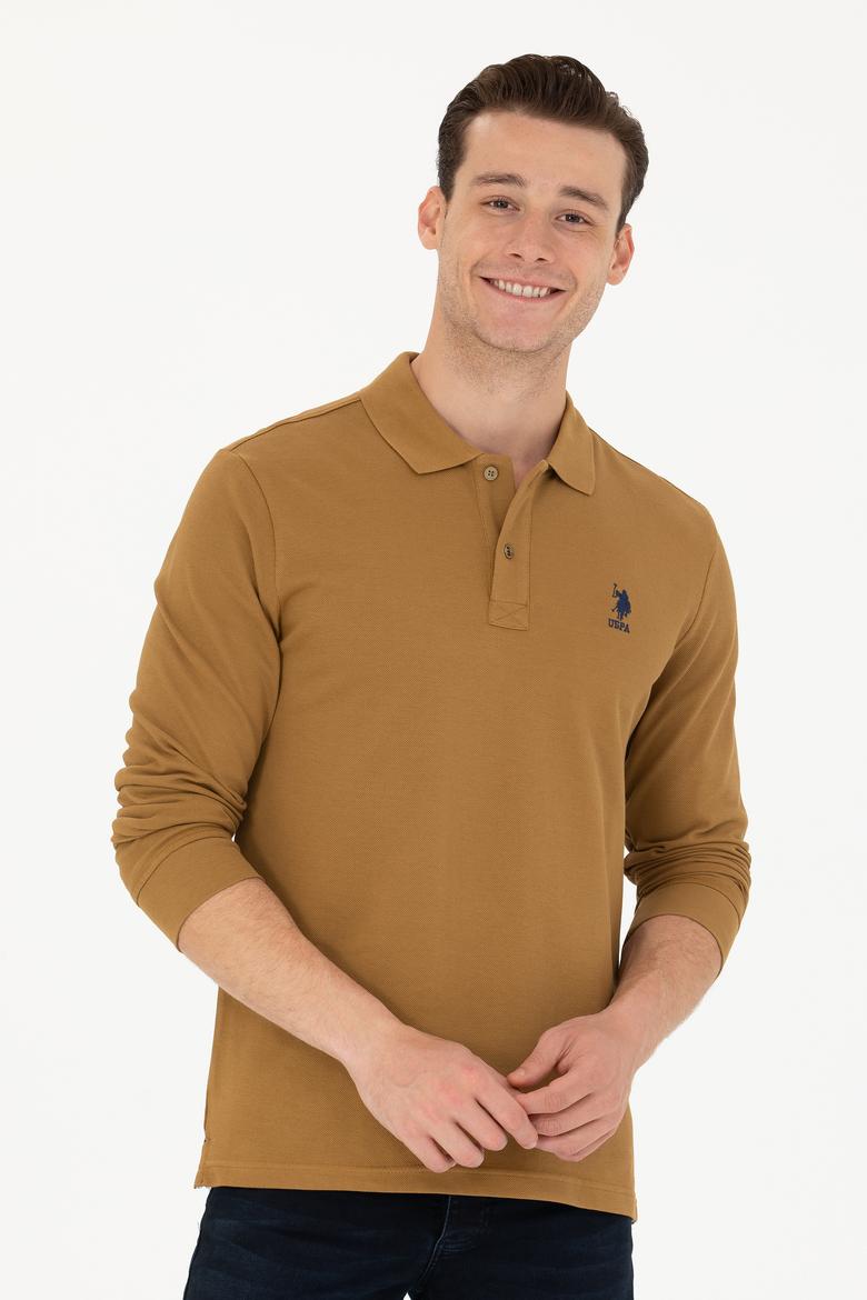 Erkek Açık Haki Basic Sweatshirt - 50269403276