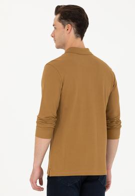 Erkek Açık Haki Basic Sweatshirt - 50269403276