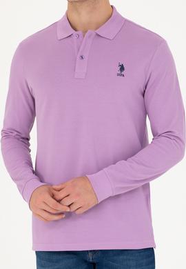 Erkek Lila Basic Sweatshirt - 50269403286