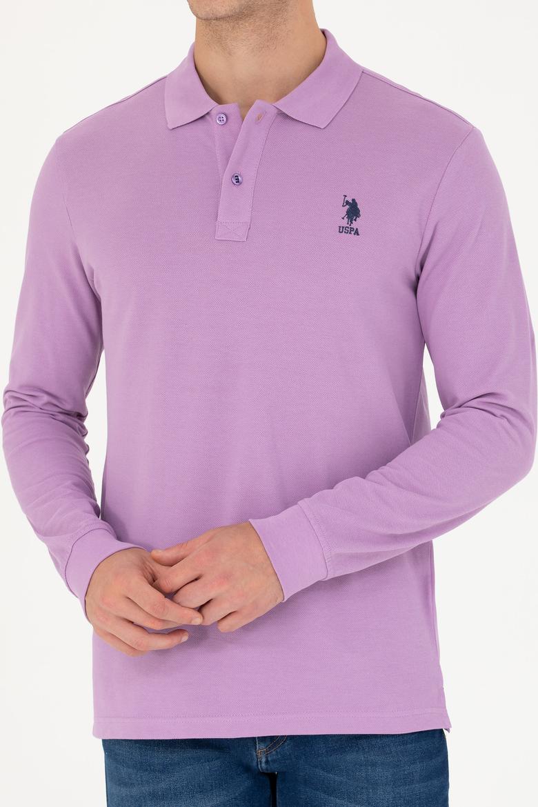 Erkek Lila Basic Sweatshirt - 50269403286