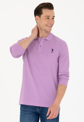 Erkek Lila Basic Sweatshirt - 50269403286