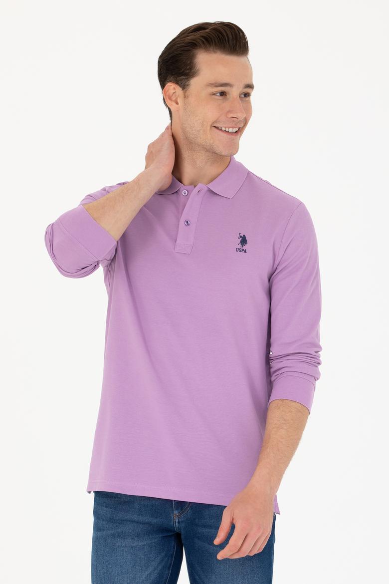 Erkek Lila Basic Sweatshirt - 50269403286