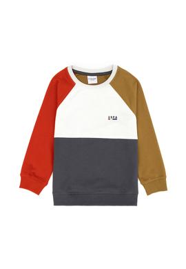 Çocuk Açık Haki Bisiklet Yaka Sweatshirt - 50270781025