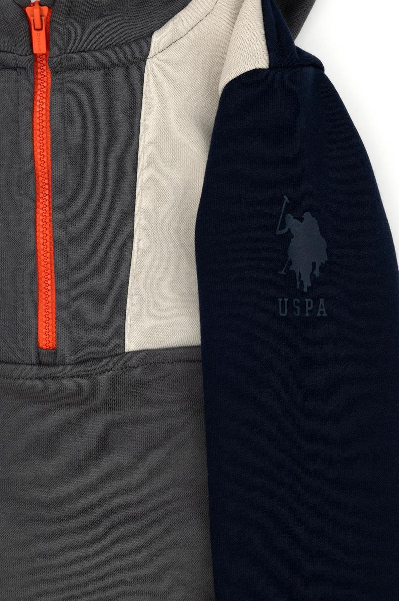 Çocuk Lacivert Kapüşonlu Sweatshirt