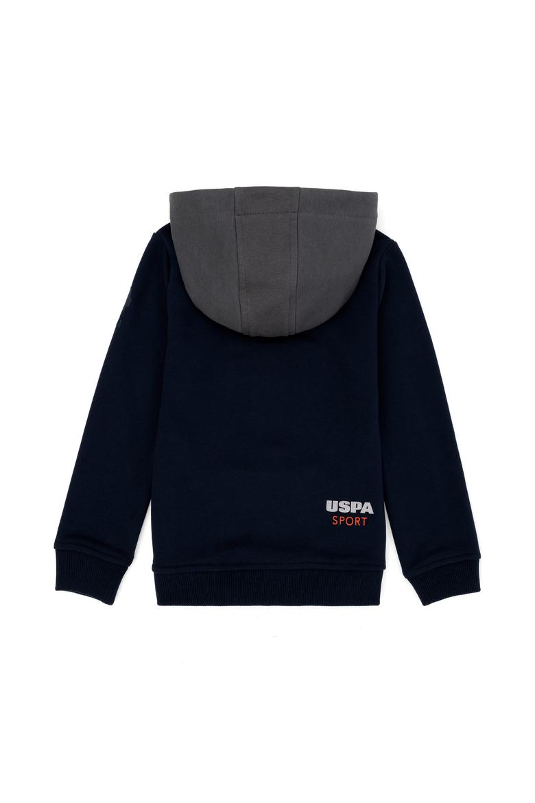 Çocuk Lacivert Kapüşonlu Sweatshirt - 50270828011