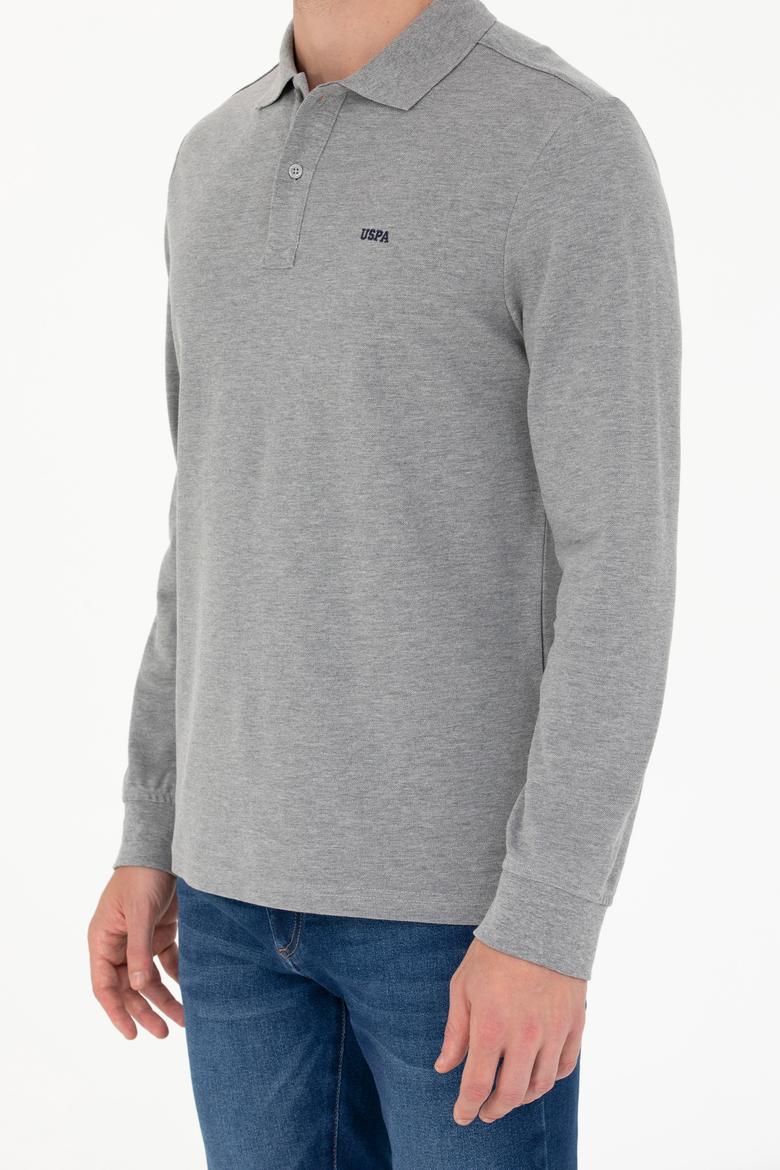 Erkek Gri Melanj Basic Sweatshirt - 50276314081