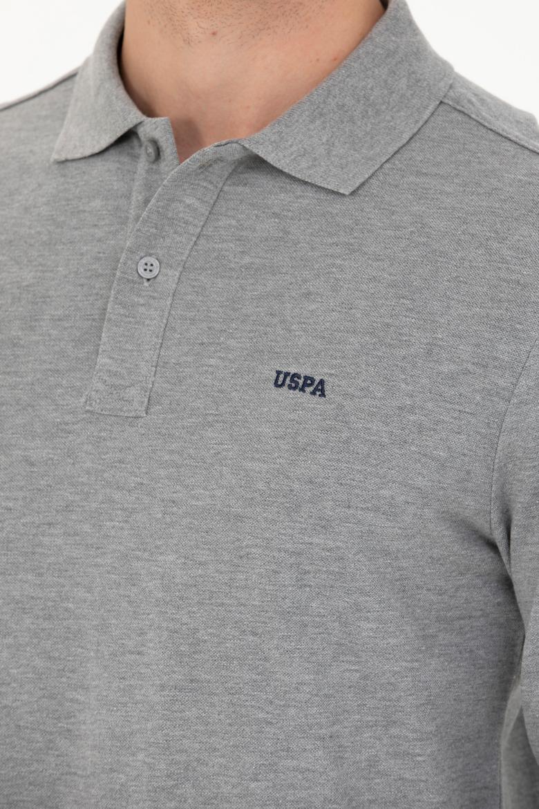 Erkek Gri Melanj Basic Sweatshirt - 50276314081