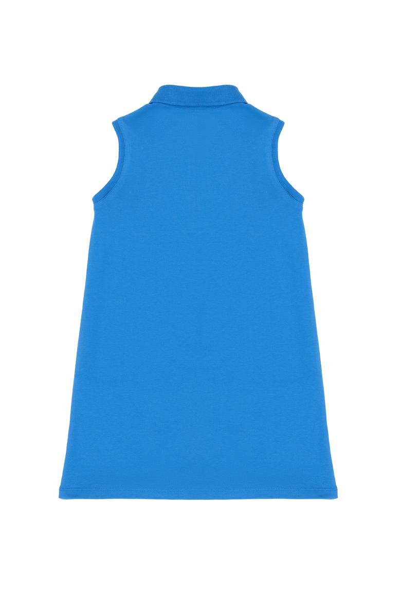 Kız Çocuk Saks Kolsuz Örme Elbise - 50271859020