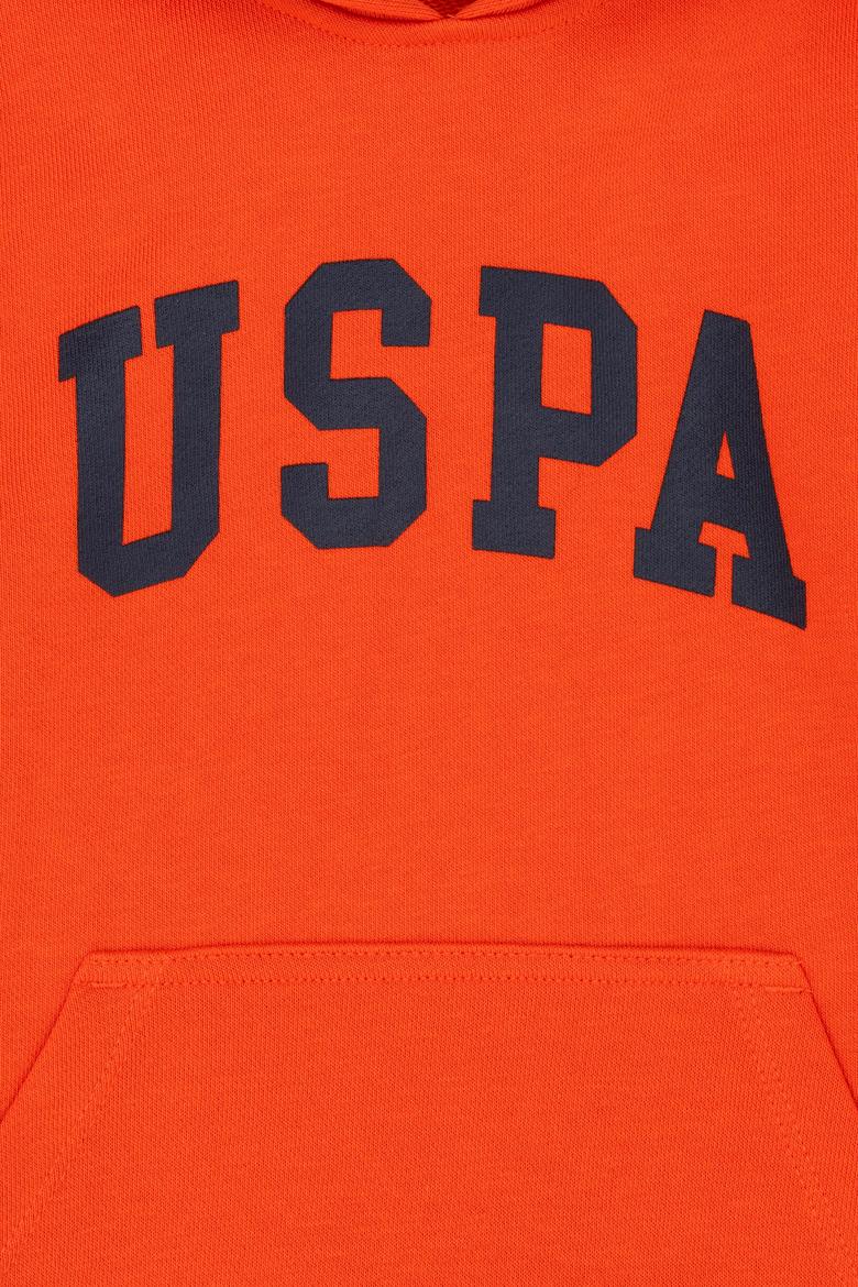 Çocuk Turuncu Basic Kapüşonlu Sweatshirt - 50277088120