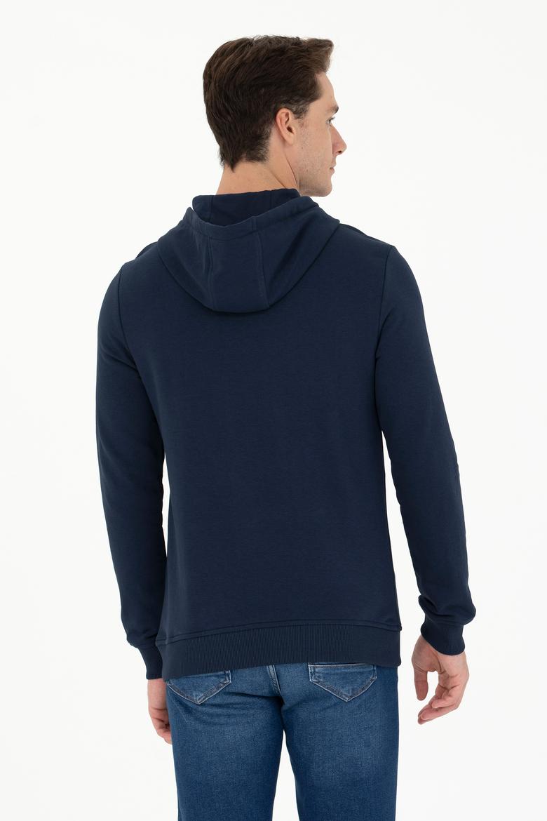 Erkek Lacivert Basic Sweatshirt - 50276087006