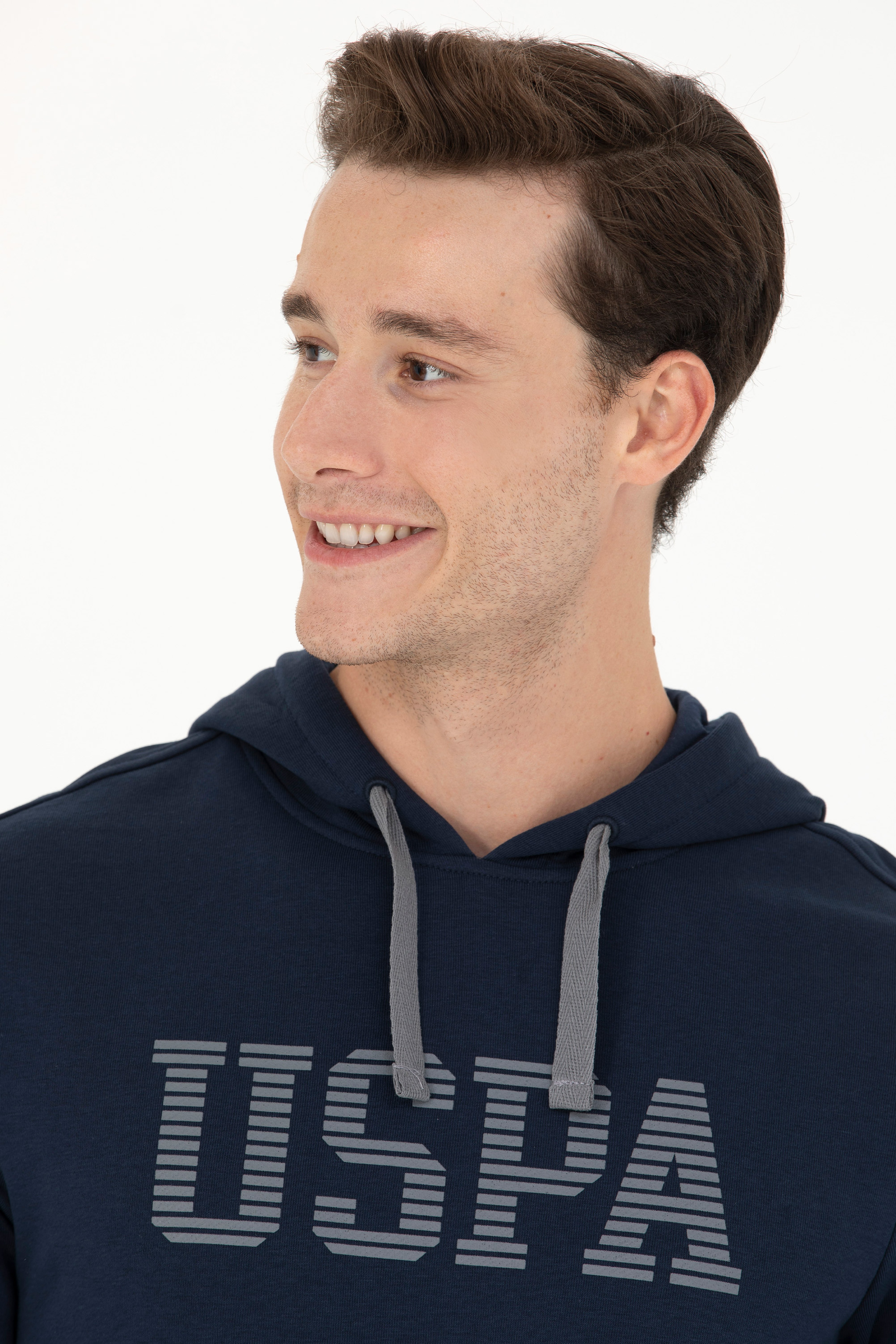 Erkek Lacivert Basic Sweatshirt - Image 2