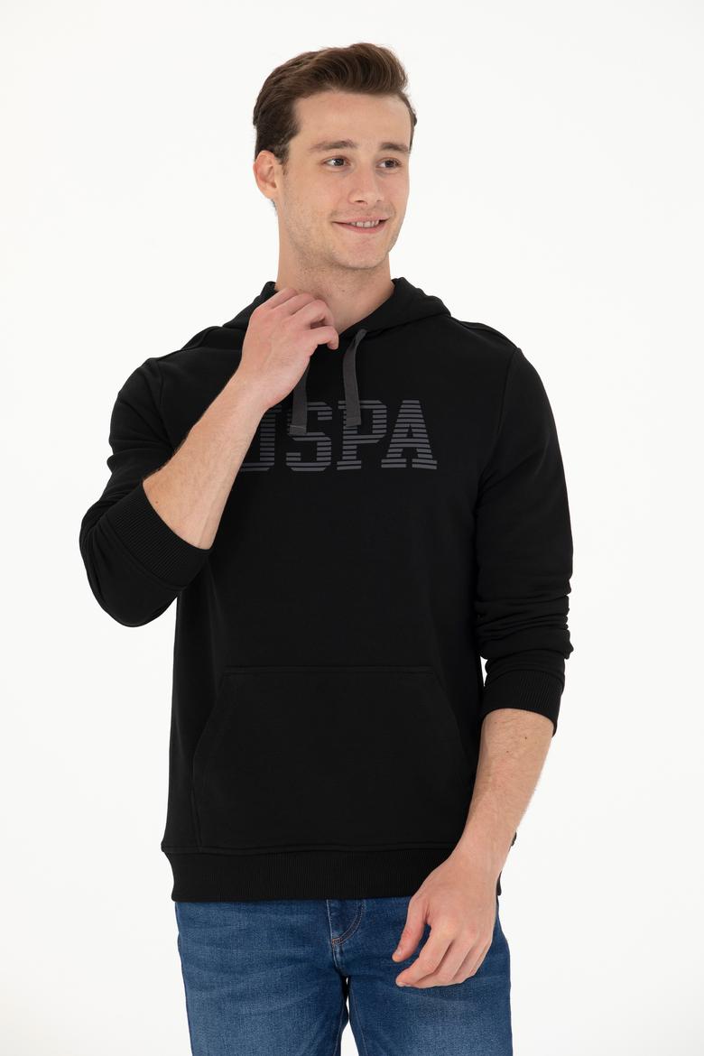 Erkek Siyah Basic Sweatshirt - 50276087019