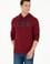 Erkek Bordo Basic Sweatshirt