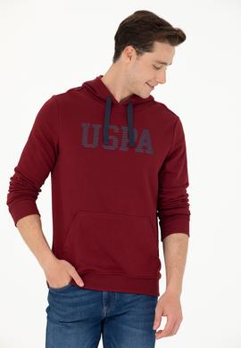 Erkek Bordo Basic Sweatshirt - 50276087031