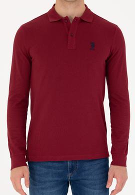 Erkek Bordo Basic Sweatshirt - 50269404161