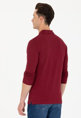 Erkek Bordo Basic Sweatshirt - 50269404161