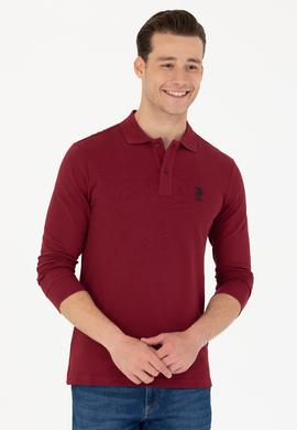 Erkek Bordo Basic Sweatshirt - 50269404161