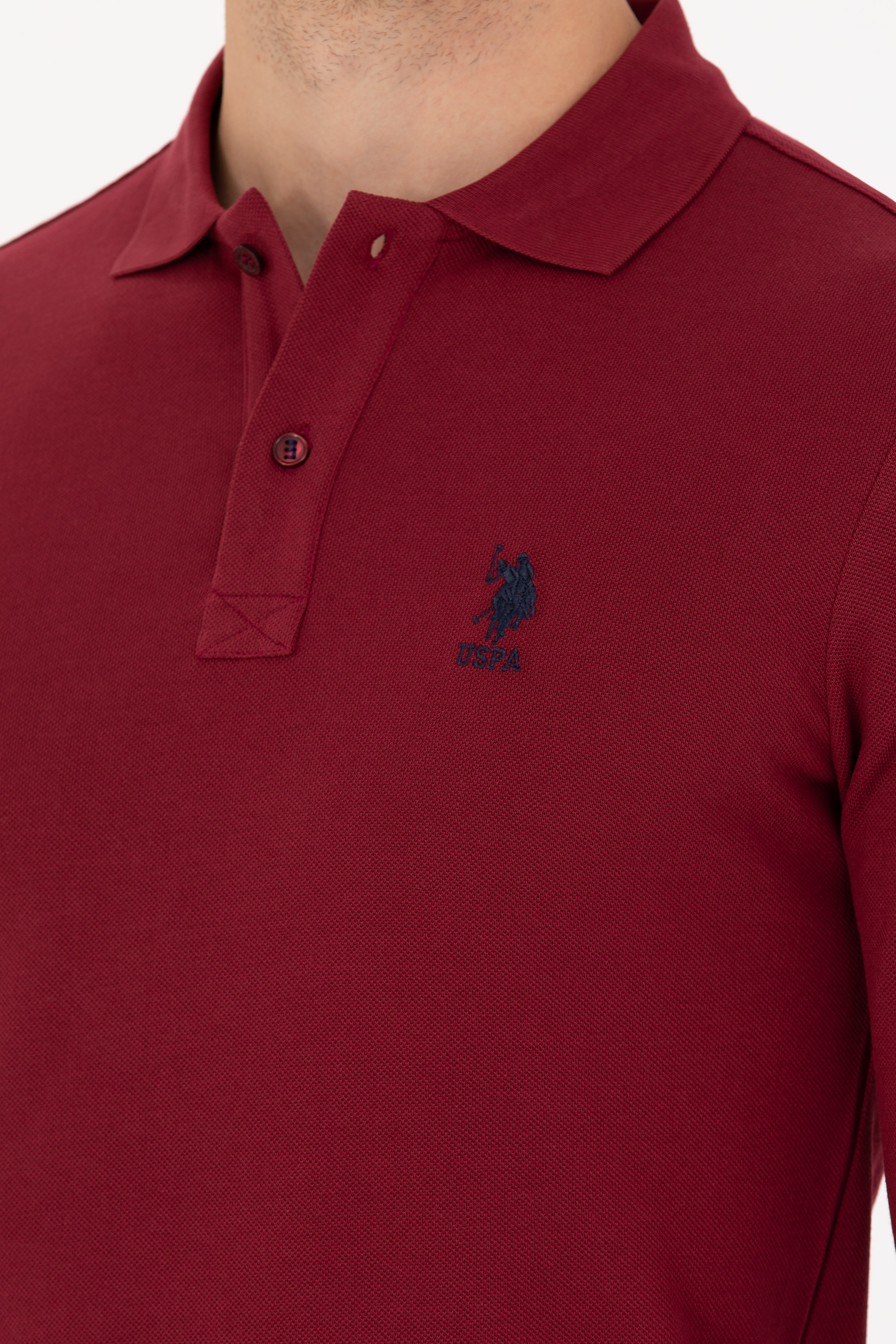 Erkek Bordo Basic Sweatshirt