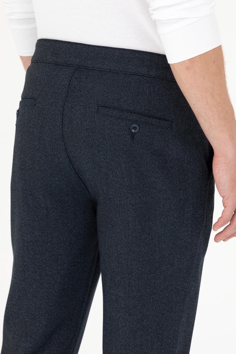 Erkek Lacivert Kanvas Pantolon - 50277294108