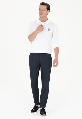 Erkek Lacivert Kanvas Pantolon - 50277294108