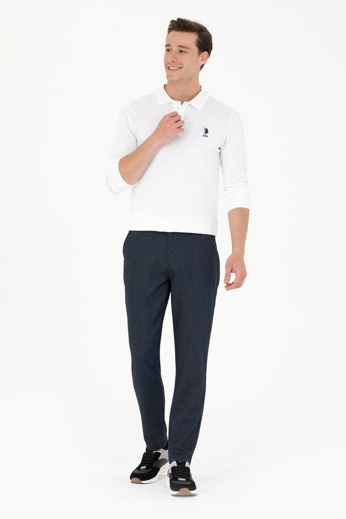 Erkek Lacivert Kanvas Pantolon